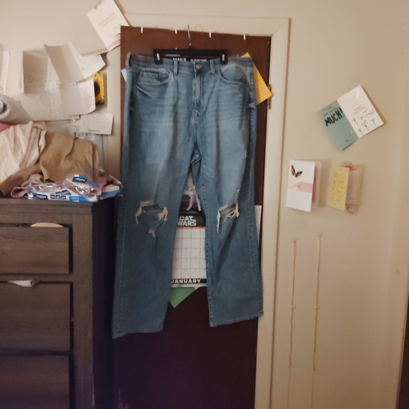 TORRID High Rise Baggy Straight Classic Denim Jeans - Size 18 - Picture 4 of 11
